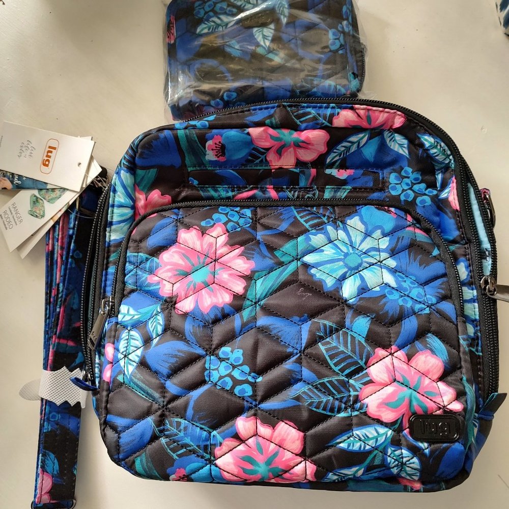 NWT LUG Crossbody Duo R&R 2 - Resort Black